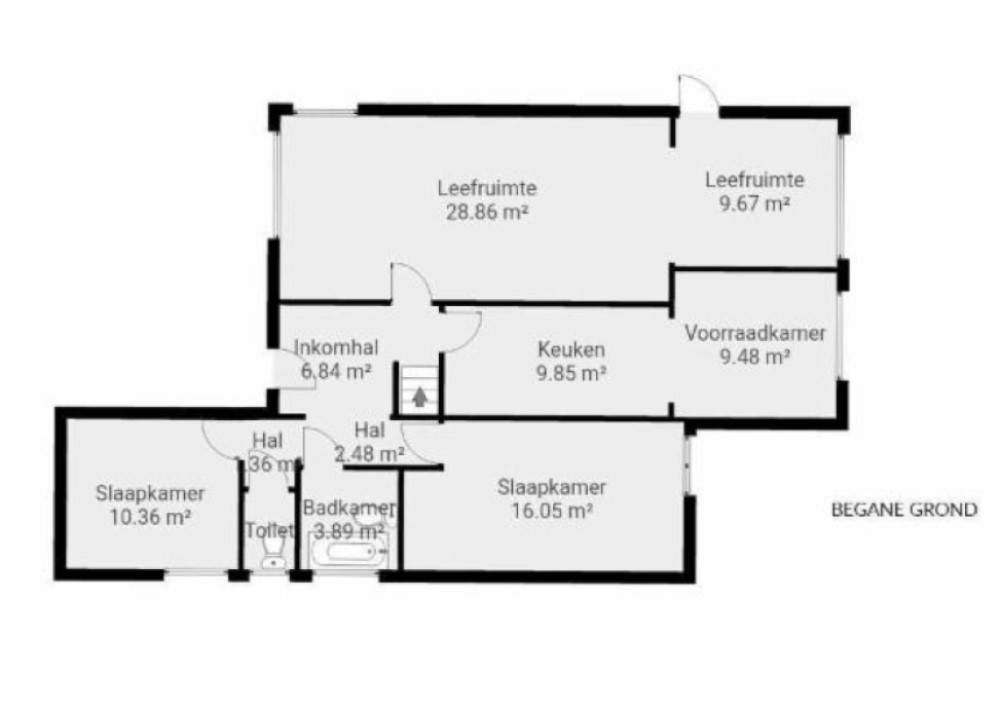 Huis Lommel plattegrond